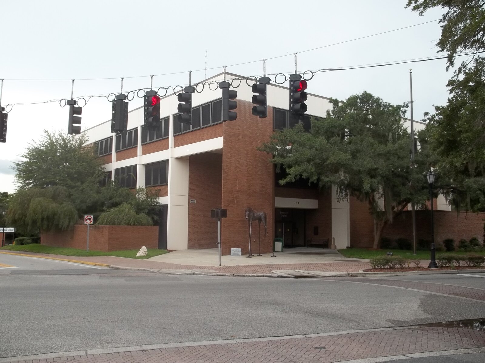Brooksville City Hall, downtown Brooksville